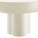 Caspian Oval Concrete Coffee Table