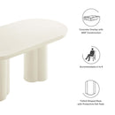 Caspian 72" Oval Concrete Dining Table