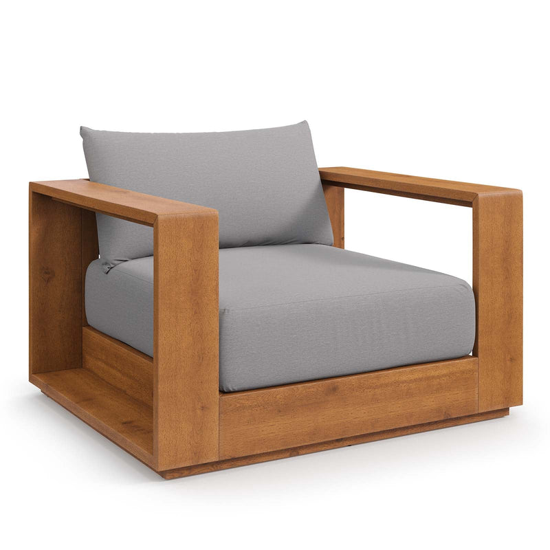 Tahoe Outdoor Patio Acacia Wood Chair