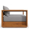 Tahoe Outdoor Patio Acacia Wood Chair