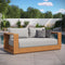 Tahoe Acacia Wood Outdoor Patio Acacia Wood Loveseat