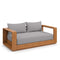 Tahoe Acacia Wood Outdoor Patio Acacia Wood Loveseat