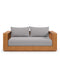 Tahoe Acacia Wood Outdoor Patio Acacia Wood Loveseat