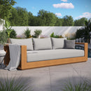 Tahoe Outdoor Patio Acacia Wood Sofa