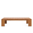 Tahoe Outdoor Patio Acacia Wood 2-Piece Sofa and Coffee Table Set