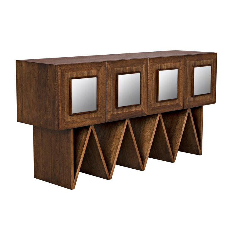 Jean-Michel Sideboard, Dark Walnut with Mirror