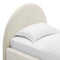 Resort Performance Velvet Arched Round Platform Bed