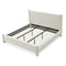 Burke Upholstered Platform Bed in Cottage Cheese Boucle