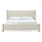 Burke Upholstered Platform Bed in Cottage Cheese Boucle