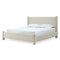 Burke Upholstered Platform Bed in Cottage Cheese Boucle