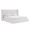 Frank Upholstered Wingback Platform Bed in Cottage Cheese Boucle