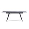Lucia Extendable Stone Top Metal Leg Dining Table
