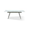 Lucia Extendable Stone Top Metal Leg Dining Table