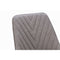 Lucia Upholstered Dining Chair Synthetic Leather and Black Metal