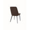 Lucia Upholstered Dining Chair Velvet and Metal