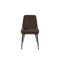 Lucia Upholstered Dining Chair Velvet and Metal