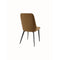Lucia Upholstered Dining Chair Velvet and Metal