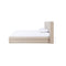 Maya Upholstered Platform Bed in Brun Boucle