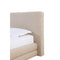 Maya Upholstered Platform Bed in Brun Boucle