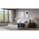 Maya Platform Bed in Brun Boucle