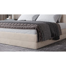 Maya Platform Bed in Brun Boucle