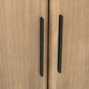 Nia Four Door Acacia Wood Sideboard in Lioness