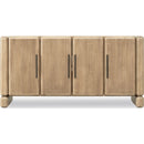 Nia Four Door Acacia Wood Sideboard in Lioness