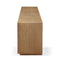 One Coastal Modern 74 inch TV Console in Bisque