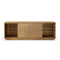 One Coastal Modern 74 inch TV Console in Bisque