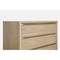 One Coastal Modern Five Drawer Chest in Bisque