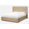One Coastal Modern Platform Bed in Bisque