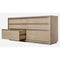 One Coastal Modern Six Drawer Dresser in Bisque