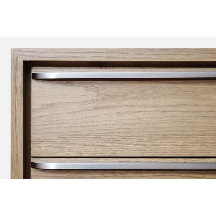 One Coastal Modern Six Drawer Dresser in Bisque