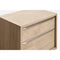 One Coastal Modern Two Drawer USB-Charging Nightstand in Bisque
