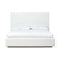 One Upholstered Footboard Storage Bed in Pearl