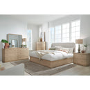 Penny Six Drawer White Ash Dresser in Buff Cream