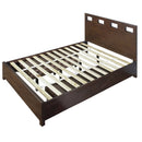 Riva Wood Storage Bed in Espresso