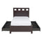 Riva Wood Storage Bed in Espresso