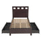 Riva Wood Storage Bed in Espresso