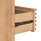 Tanner Five Drawer Ash Wood Chest in Flaxen