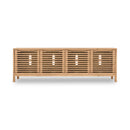 Tanner Four Door Solid Ash Media Console in Flaxen