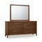 Tanner Six Drawer Ash Wood Dresser in Roux