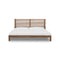 Tanner Solid Ash Panel Bed in Roux