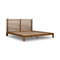 Tanner Solid Ash Panel Bed in Roux