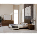 Tanner Solid Ash Panel Bed in Roux