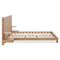 Tanner Solid Ash Wall Bed with Integrated Nightstands in Flaxen