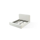 Wisteria Upholstered Platform Bed in Frosty Corduroy