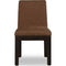 Zamba Chenille Upholstered Acacia Wood Dining Chair