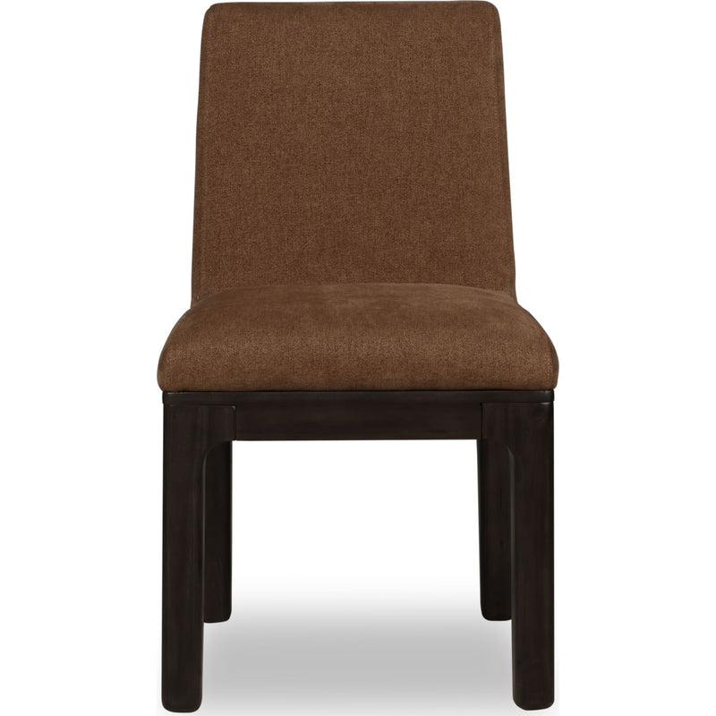 Zamba Chenille Upholstered Acacia Wood Dining Chair