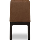 Zamba Chenille Upholstered Acacia Wood Dining Chair